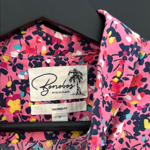 Bonobos Men's Riviera Short Sleeve Floral Shirt - Picture 2 of 4